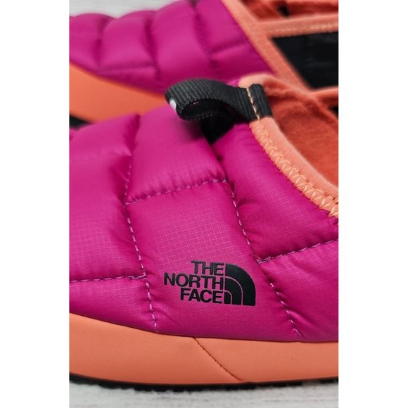 NEW!!  The North Face ThermoBall Traction "Fuschia Pink/Coral Sunrise" Girls' Bo - Picture 9 of 13